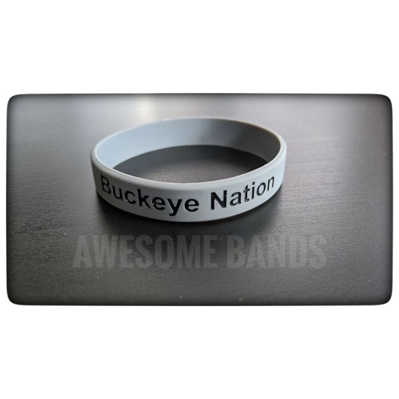 Ohio State Buckeyes 4 Silicone Wristband Set New - Picture 5 of 6